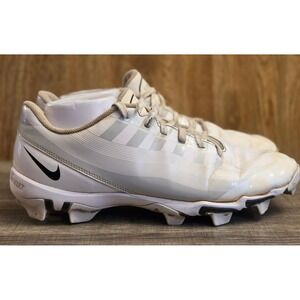 Nike Vapor Edge Shark Football Cleats Mens Size 12 White Gray